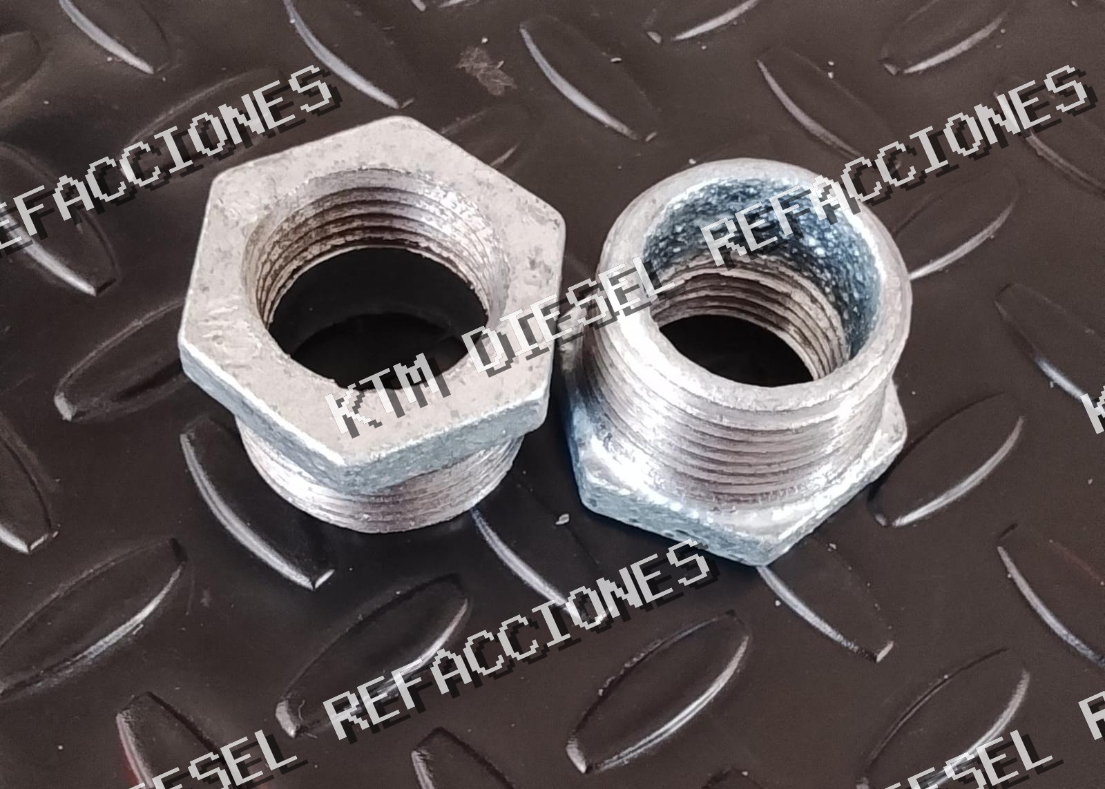 REDUCCION BUSHING GALVANIZADA 3/4 A 1/2