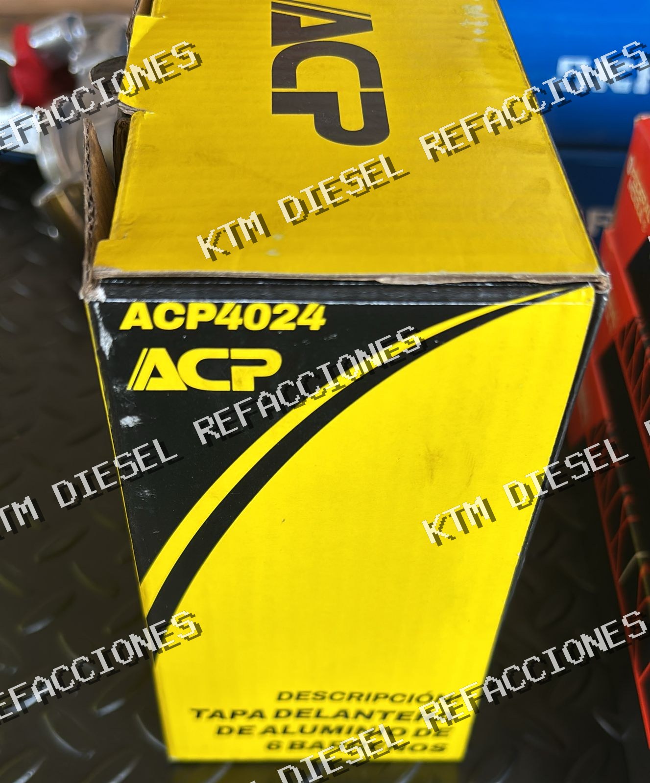 TAPA DELANTERA DE ALUMINIO 6 BARRENOS ACP