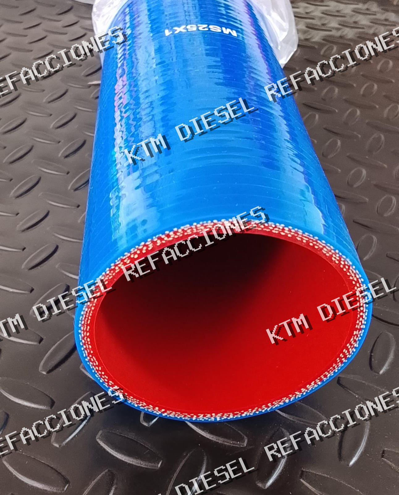 MANGUERA DE SILICON DE 2 1/2" MS25X1