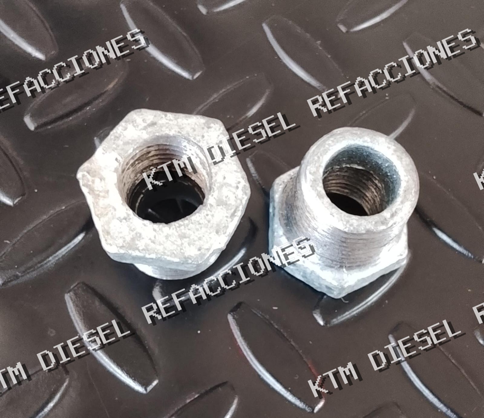 REDUCCION BUSHING GALVANIZADA 3/8 A 1/4