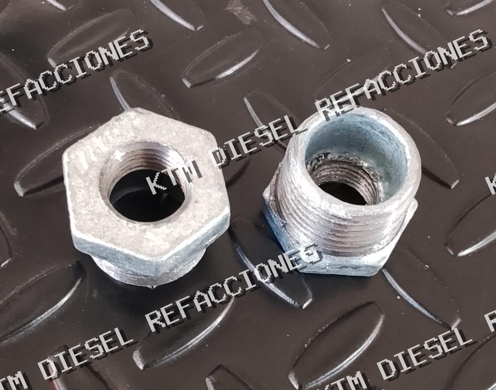 REDUCCION BUSHING GALVANIZADA 1/2 A 1/4