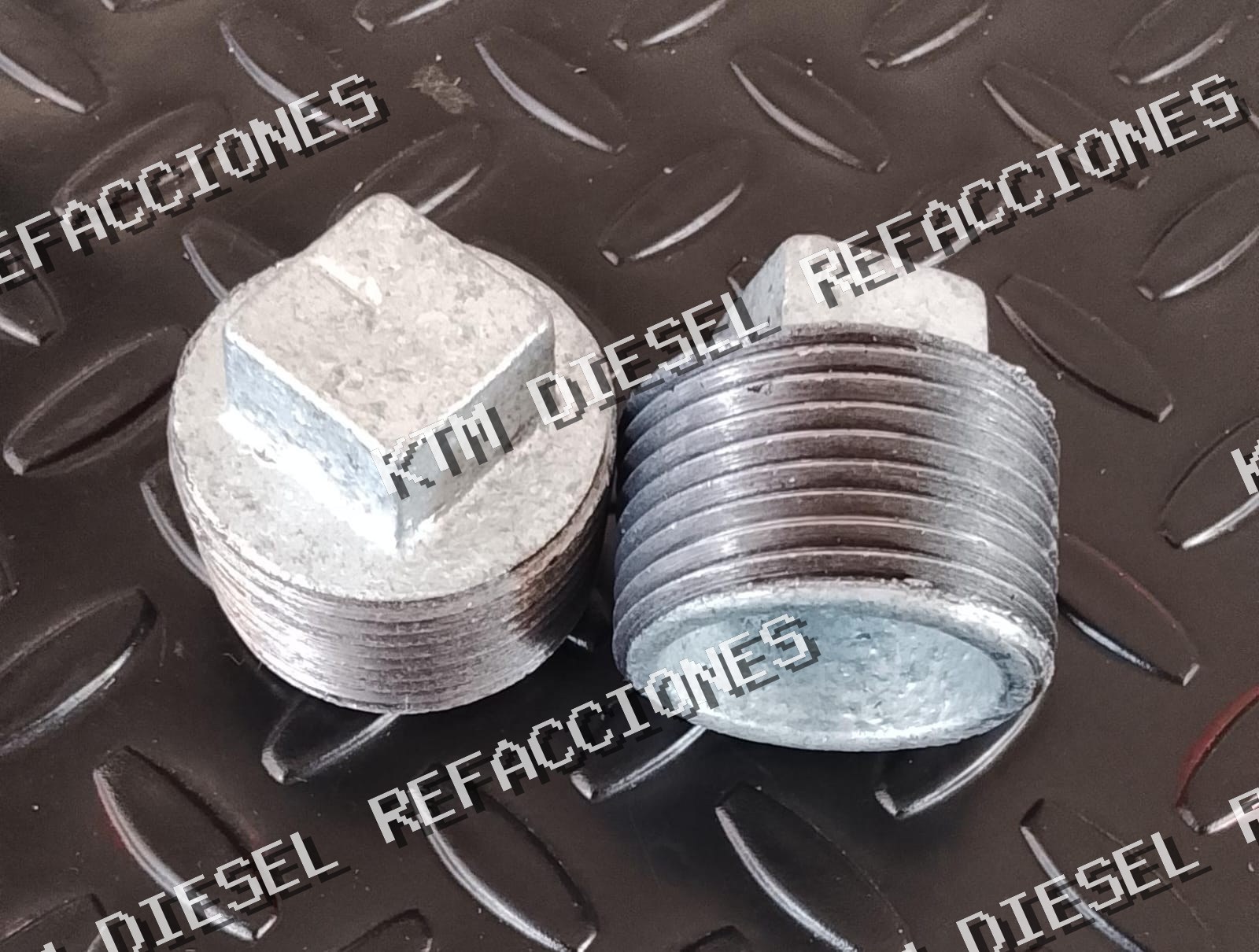 TAPON MACHO GALVANIZADO 1"