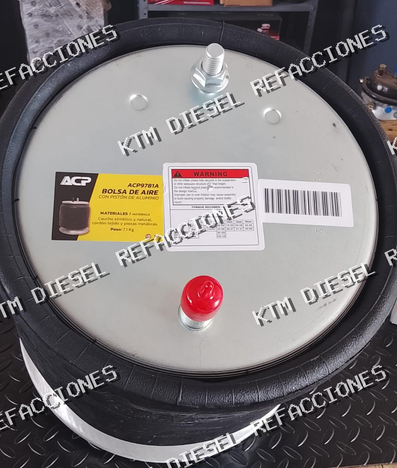 BOLSA DE AIRE PARA FREIGHTLINER ACP9781A