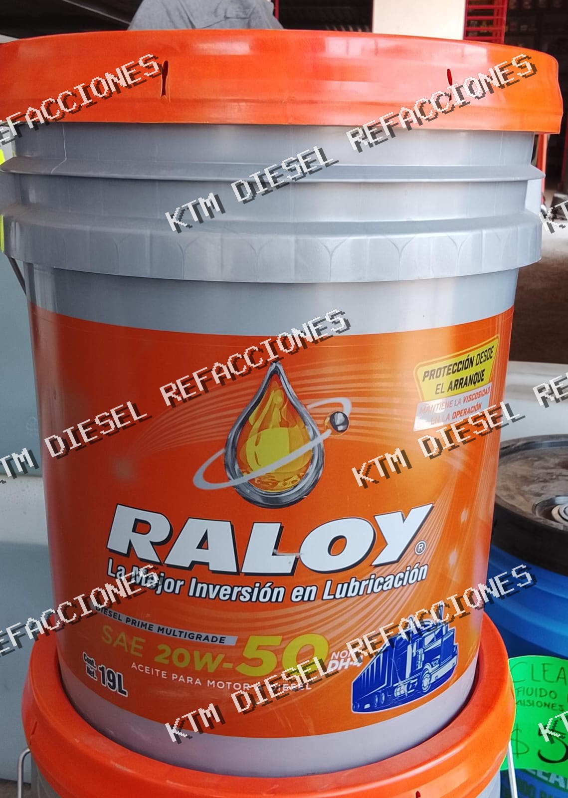 ACEITE DE MOTOR DIESEL SEA APICF 20W50 RALOY 19LT