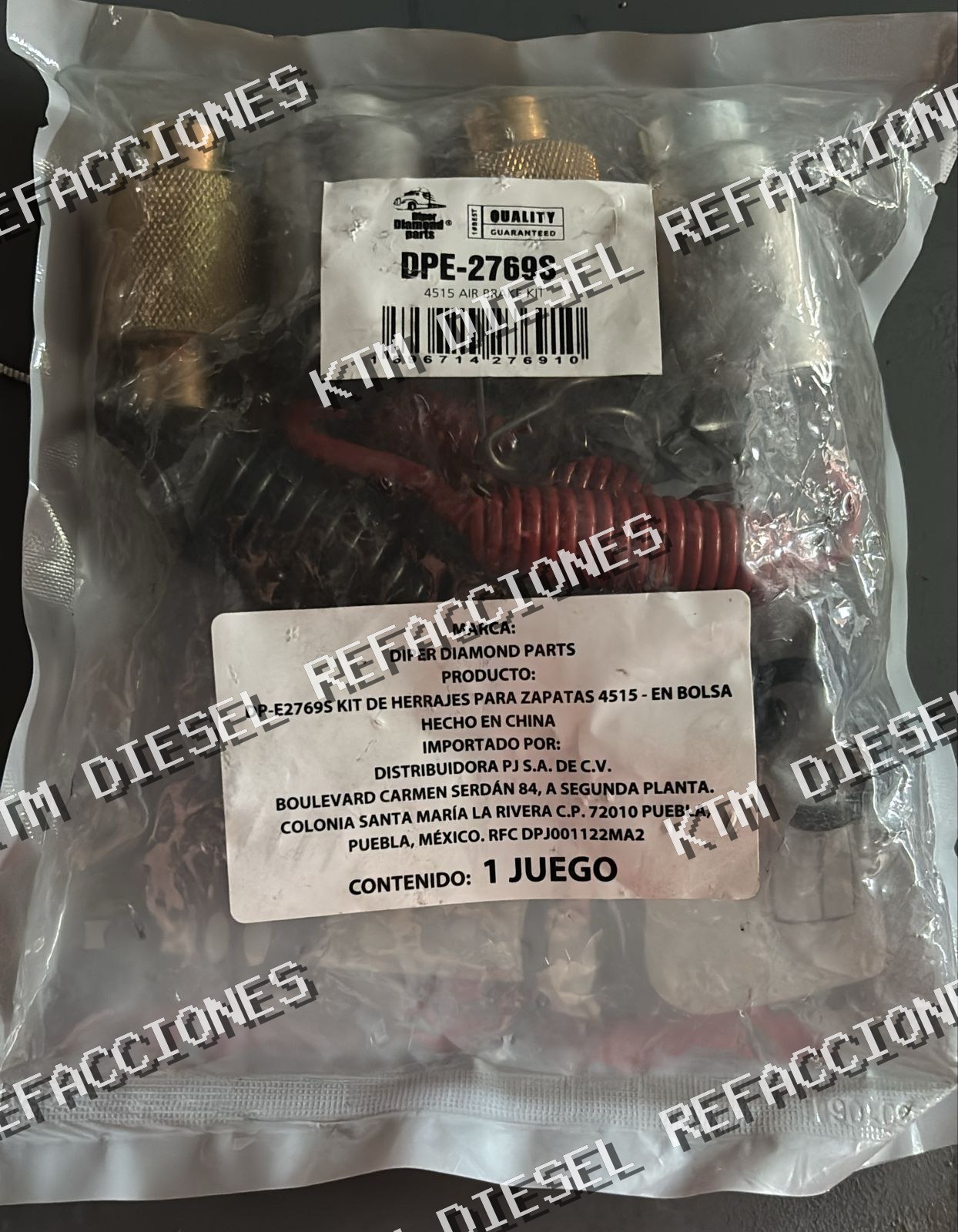 KIT DE FRENOS 4515 - 4707 DIPER DIAMOND PARTS