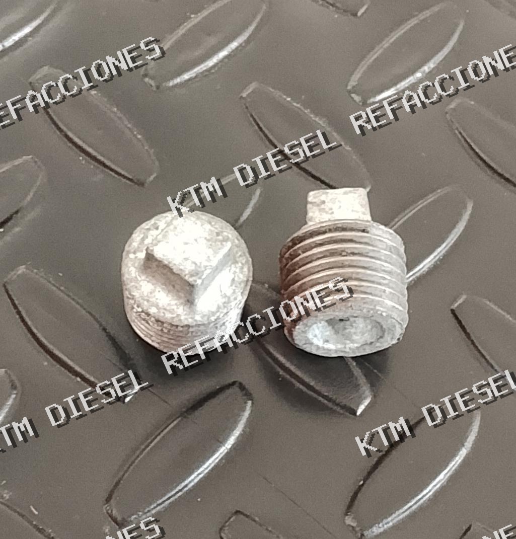 TAPON MACHO GALVANIZADO 1/4