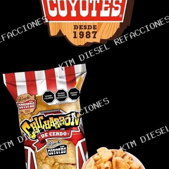 COYOTE BOTANA CHICHARRON DE CERDO 50GR