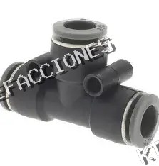 CONEXION RAPIDA EN TEE 3/8 PLASTICO NORGREN