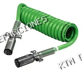 CABLE MACHO VERDE 7 LINEAS ABS PHILIPS