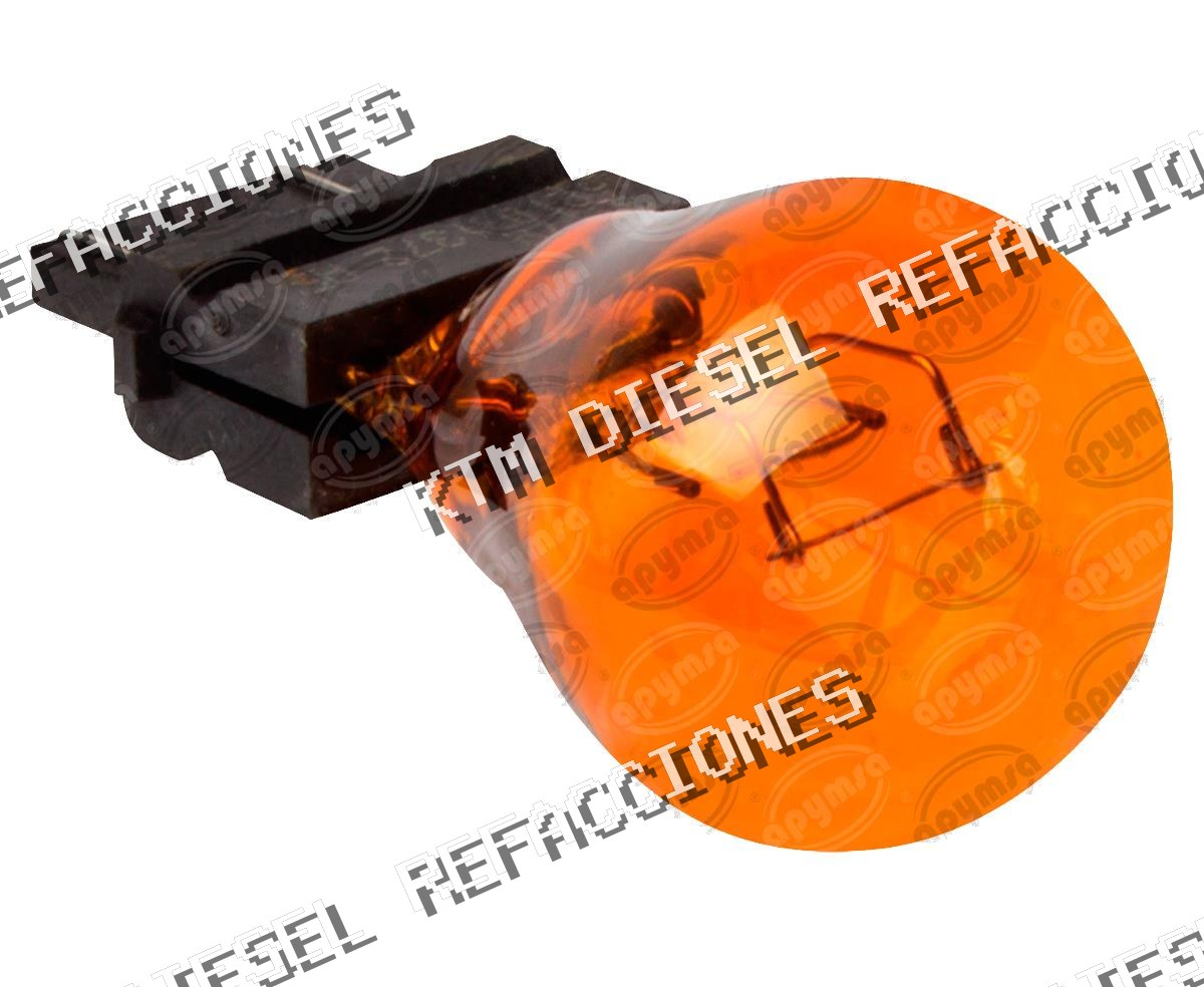 FOCO INCANDESCENTE 3157 AMBAR 12V 2 POLOS 1PZ BOSCH