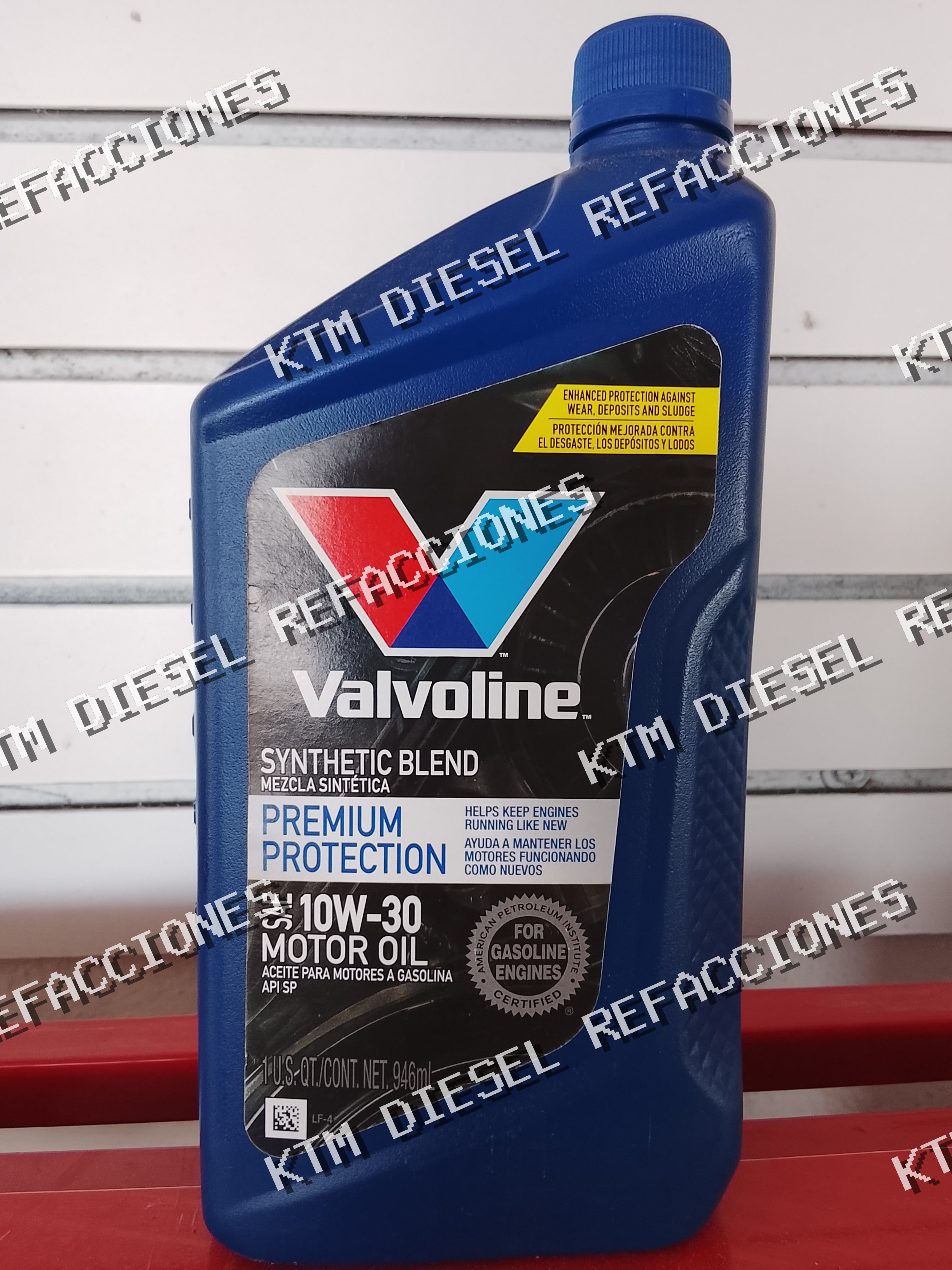 ACEITE DE MOTOR A GASOLINA SEA 10W30 API SP 946ML