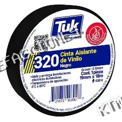 CINTA NEGRA 19MM X 9MT