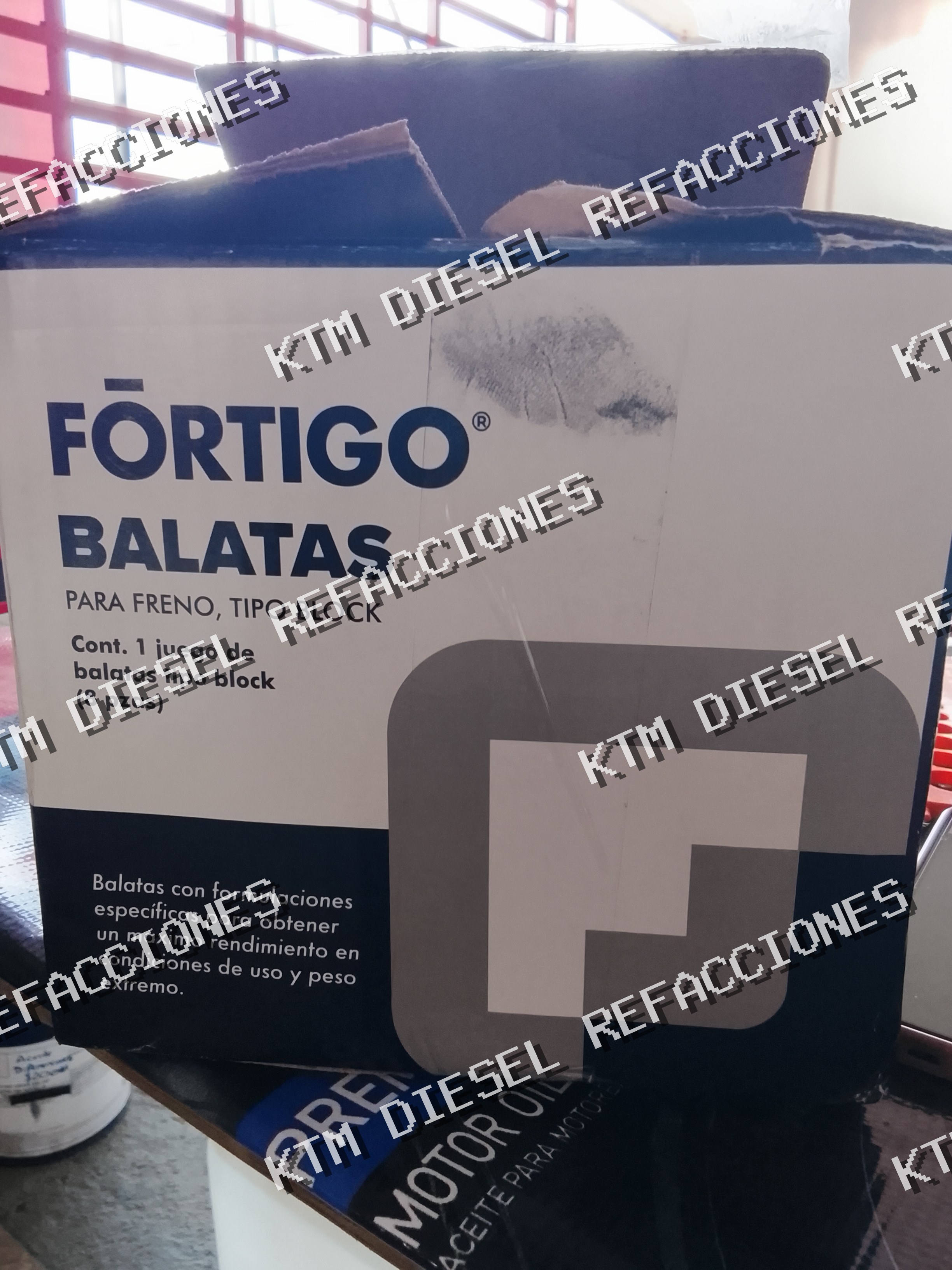 BALATAS PARA FRENO TIPO BLOCK