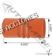 MANGUERA POSENFRIADOR ROJA DE 4" X 8" 3 AROS MS