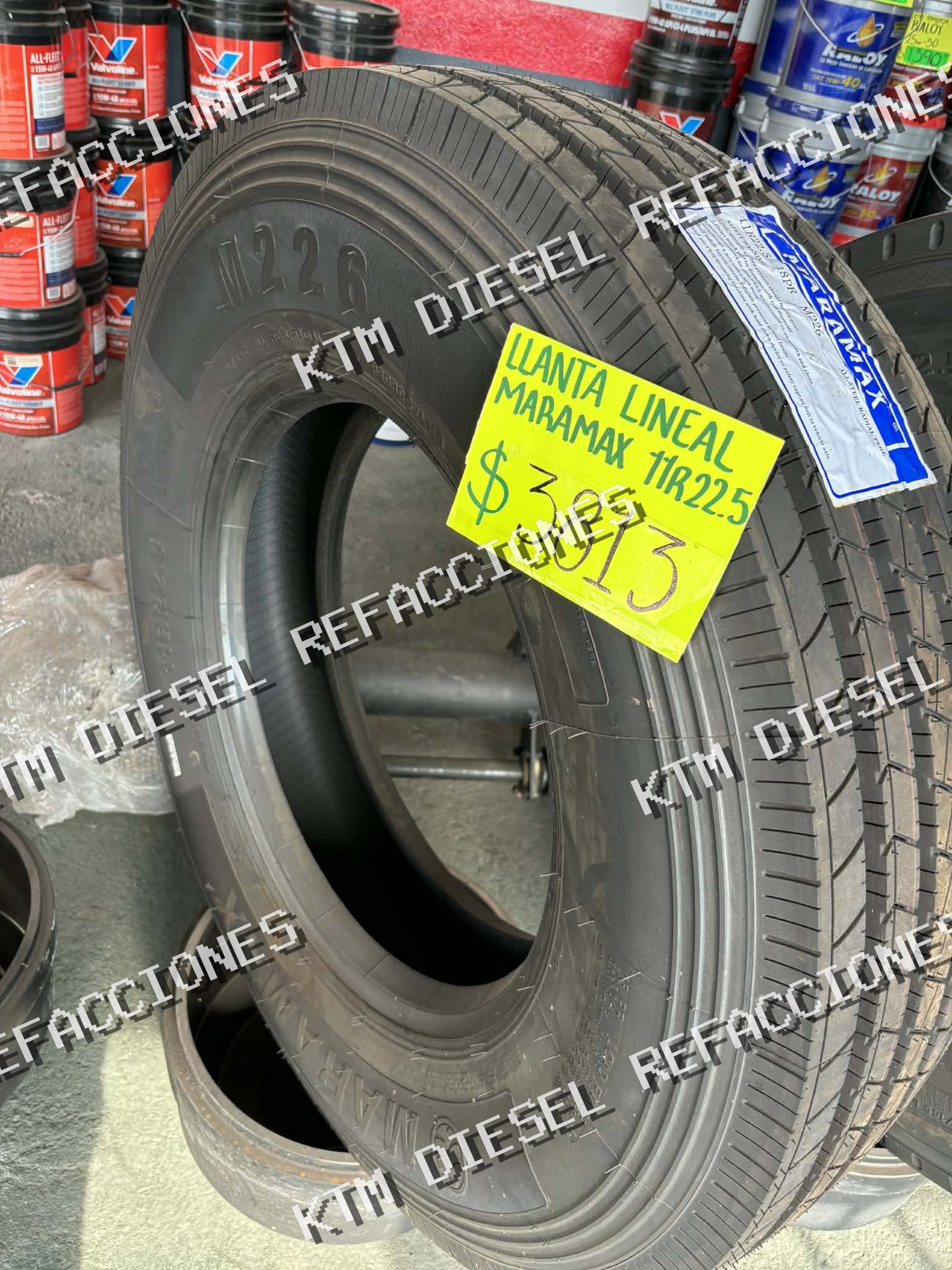 LLANTA LINEAL MARAMAX 11R22.5-M226-18PR