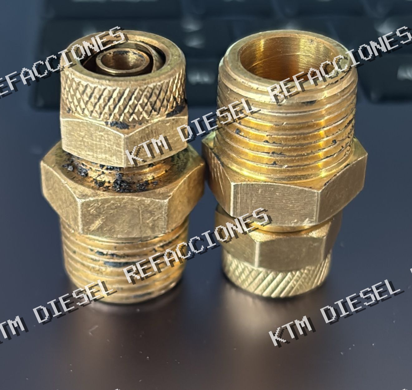 CONEXION MACHO Y HEMBRA 1/2 x 3/8  