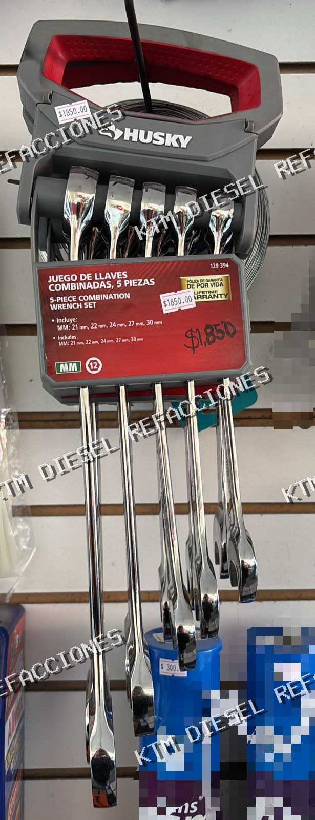 JUEGO DE LLAVES COMBINADAS 5PZAS