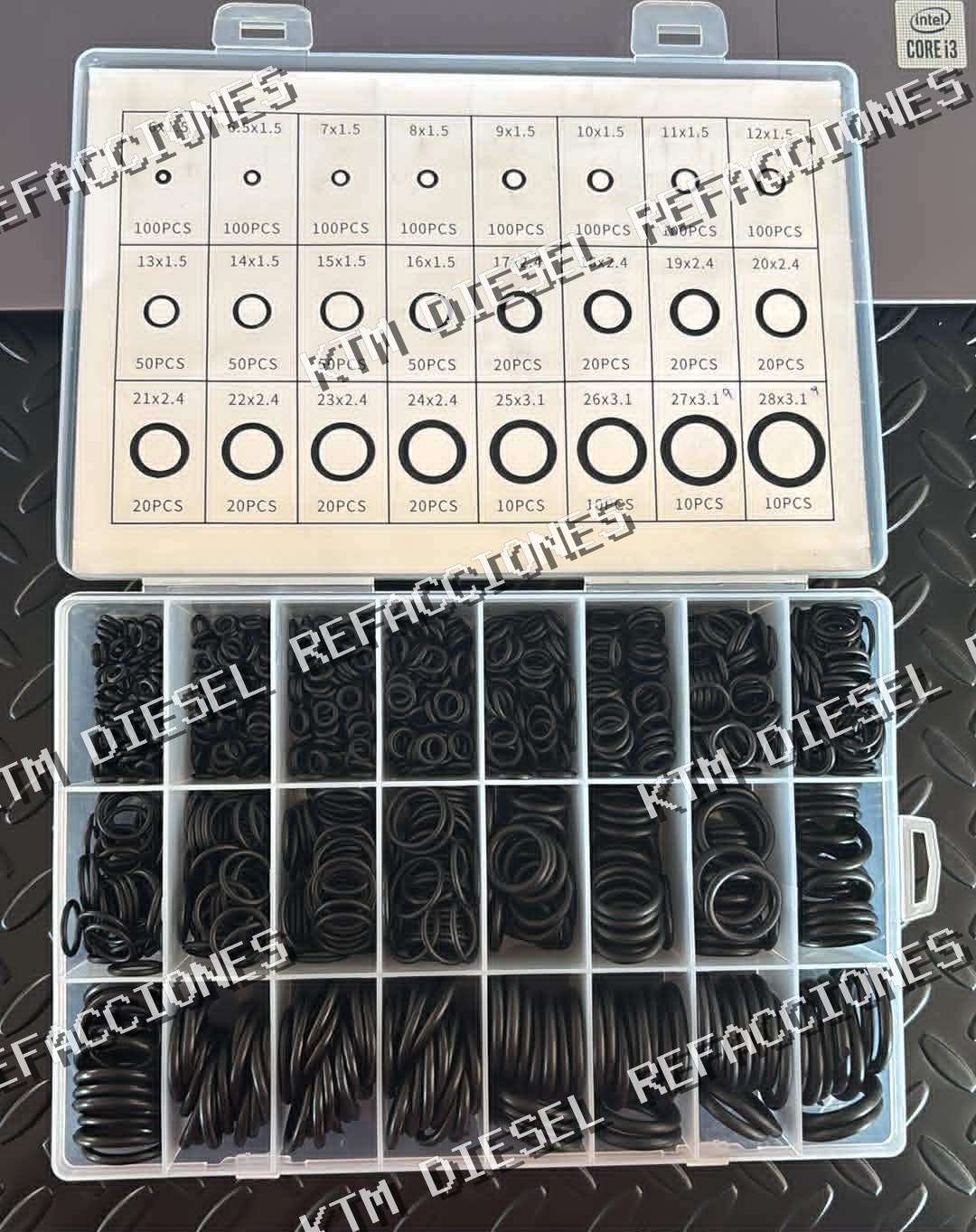 ORING LIGA EMPAQUE DE 13 X 1.5 A 20 X 2.4