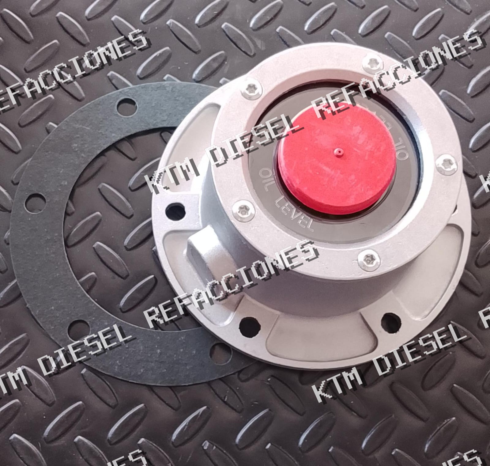 TAPA DE ALUMINIO 6 BARRENOS DELANTERA
