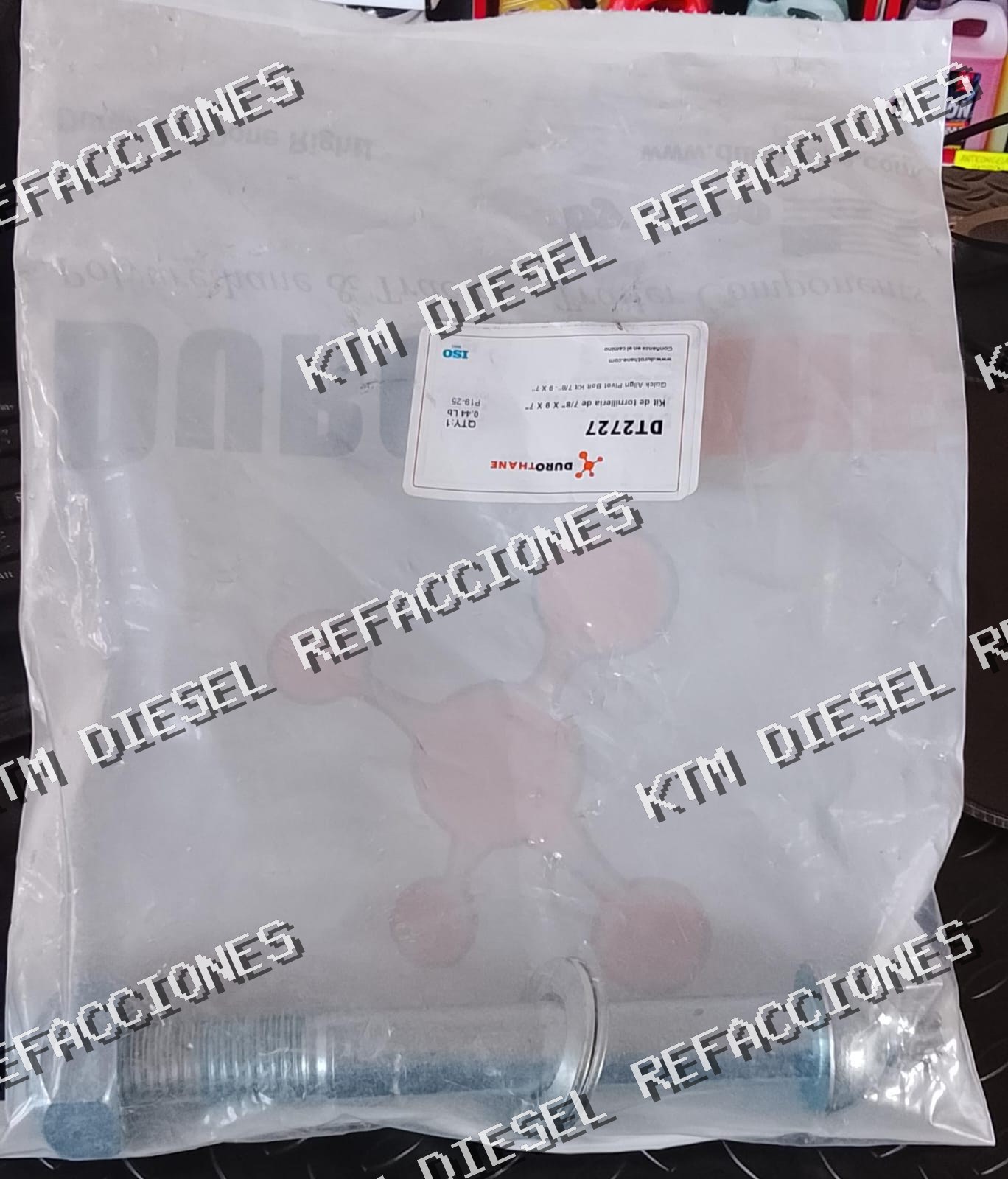 KIT TORNILLO ALINEACION RAPIDA 7/8 X 7"